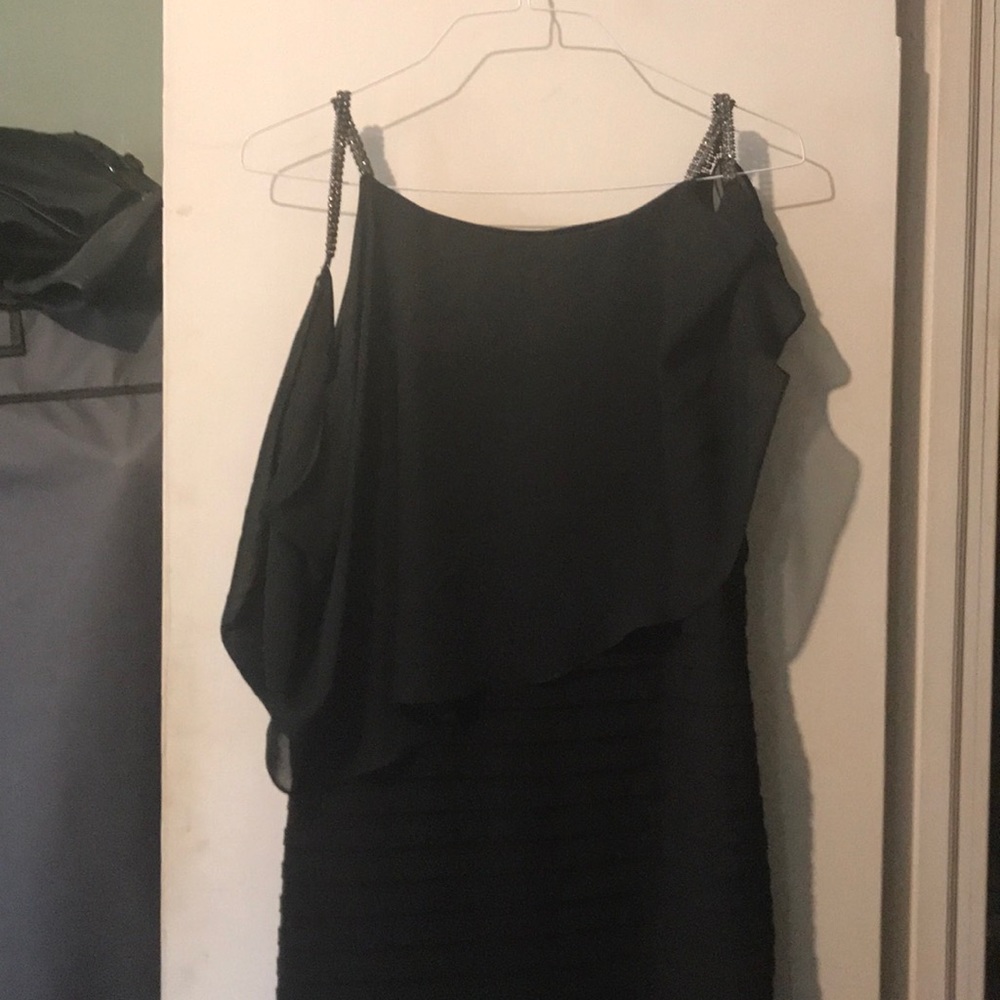Adriana Papell Black Cocktail Dress
